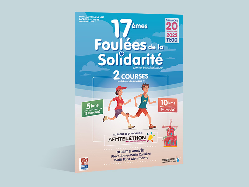 Flyer «Course de la Solidarité»